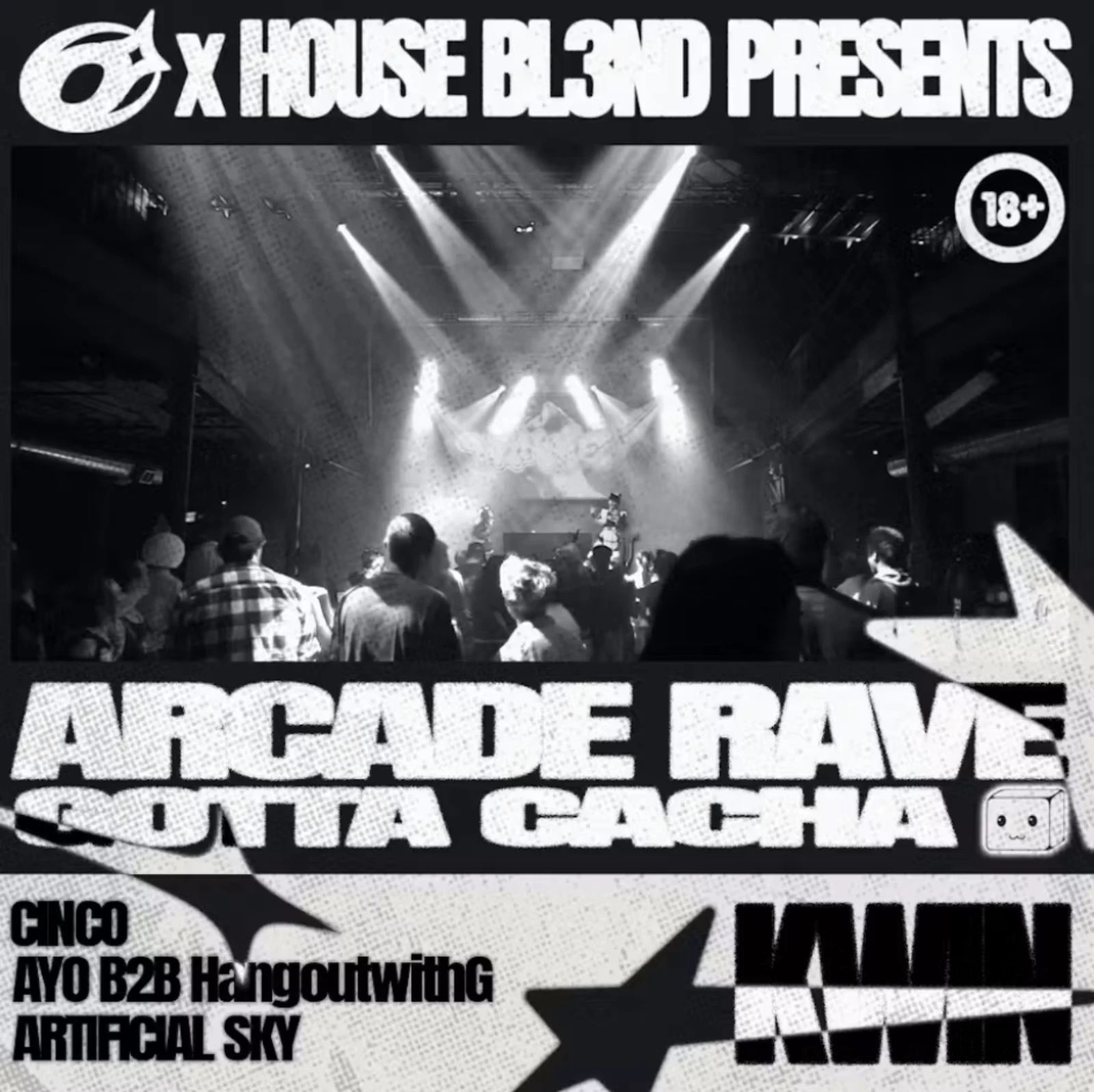 Arcade Rave banner — Justin Lagman
