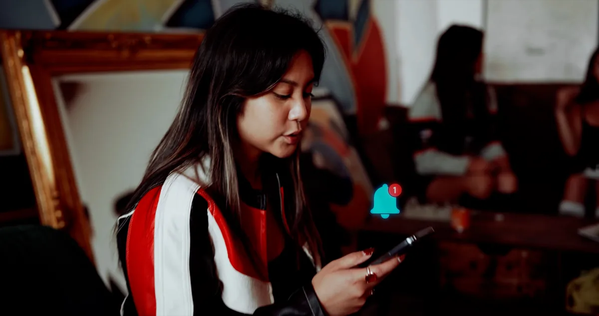 Tiffany, notification moment
